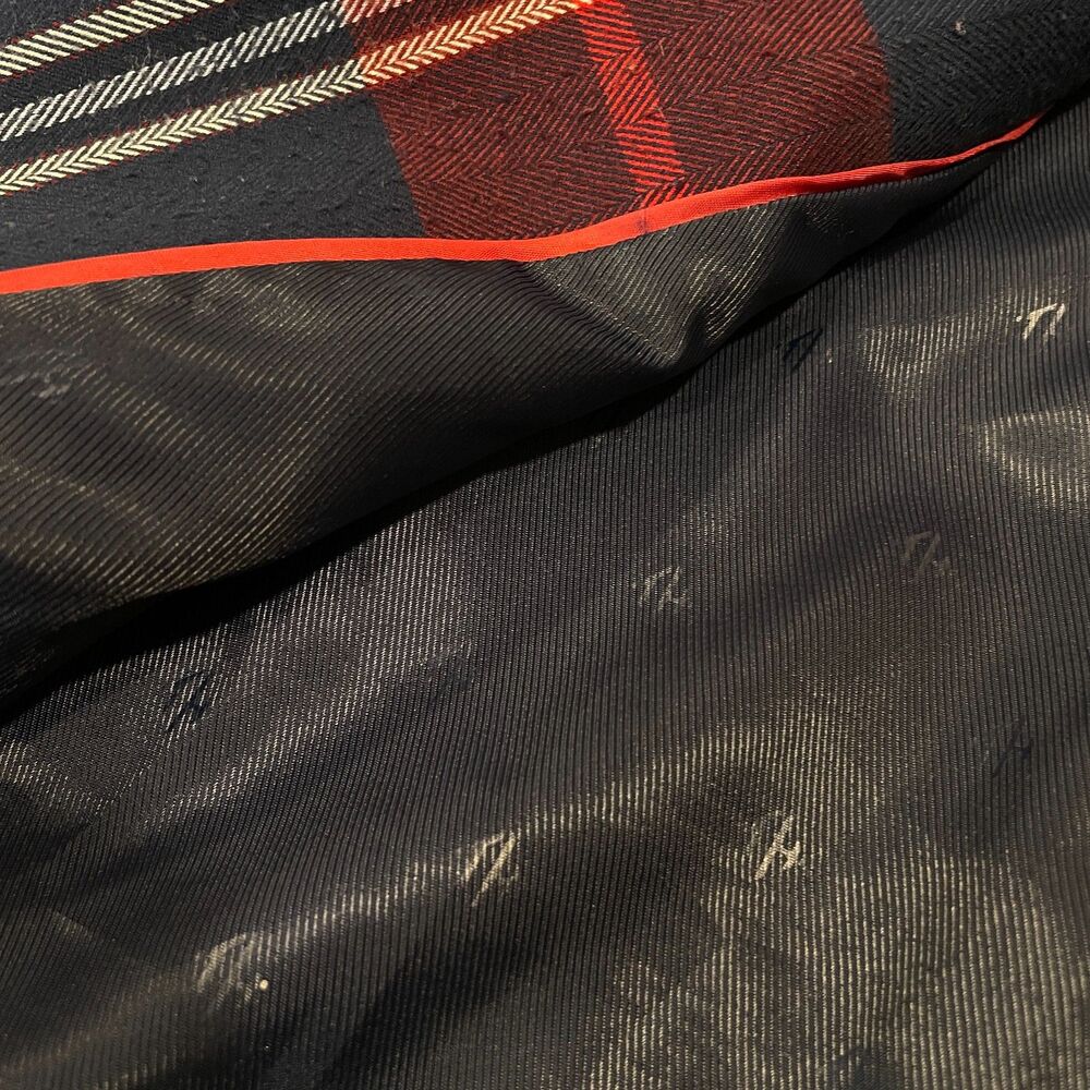 ~ Tommy Hilfiger Preppy 6 Plaid Blazer Navy Blue Red Academia Jacket Collegiate - Picture 12 of 14